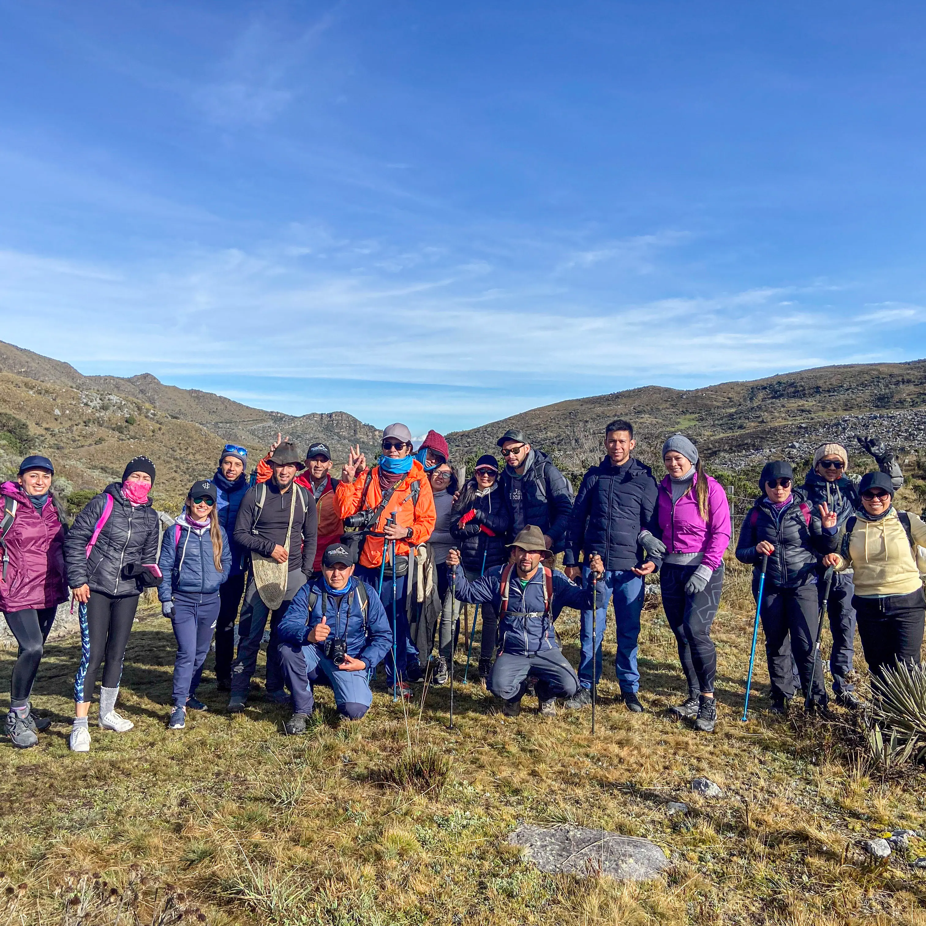 Senderismo en los Andes (imagen de ejemplo)